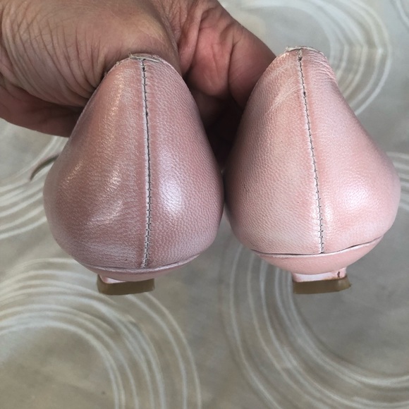 N.Y.L.A. Pink vintage look heels size 5.5 - Picture 3 of 7